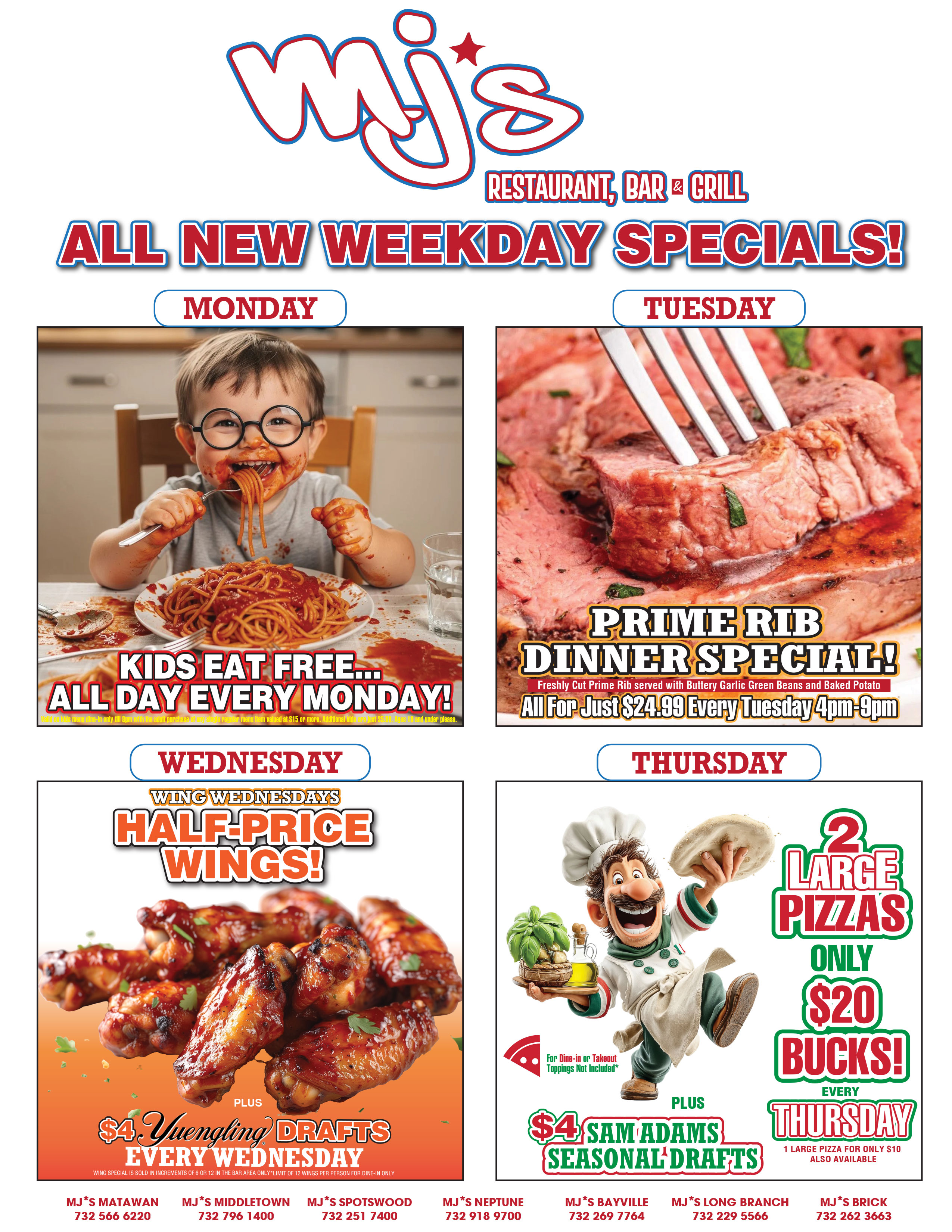MJS Weekday Promotions May 2026