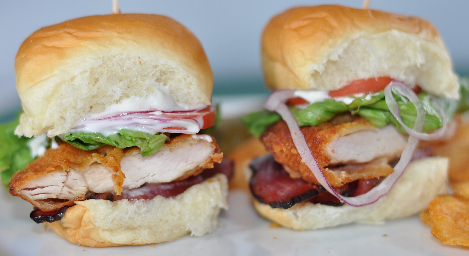 MJS PHOTOSHOOT FRIED CHICKEN CLUB SLIDER